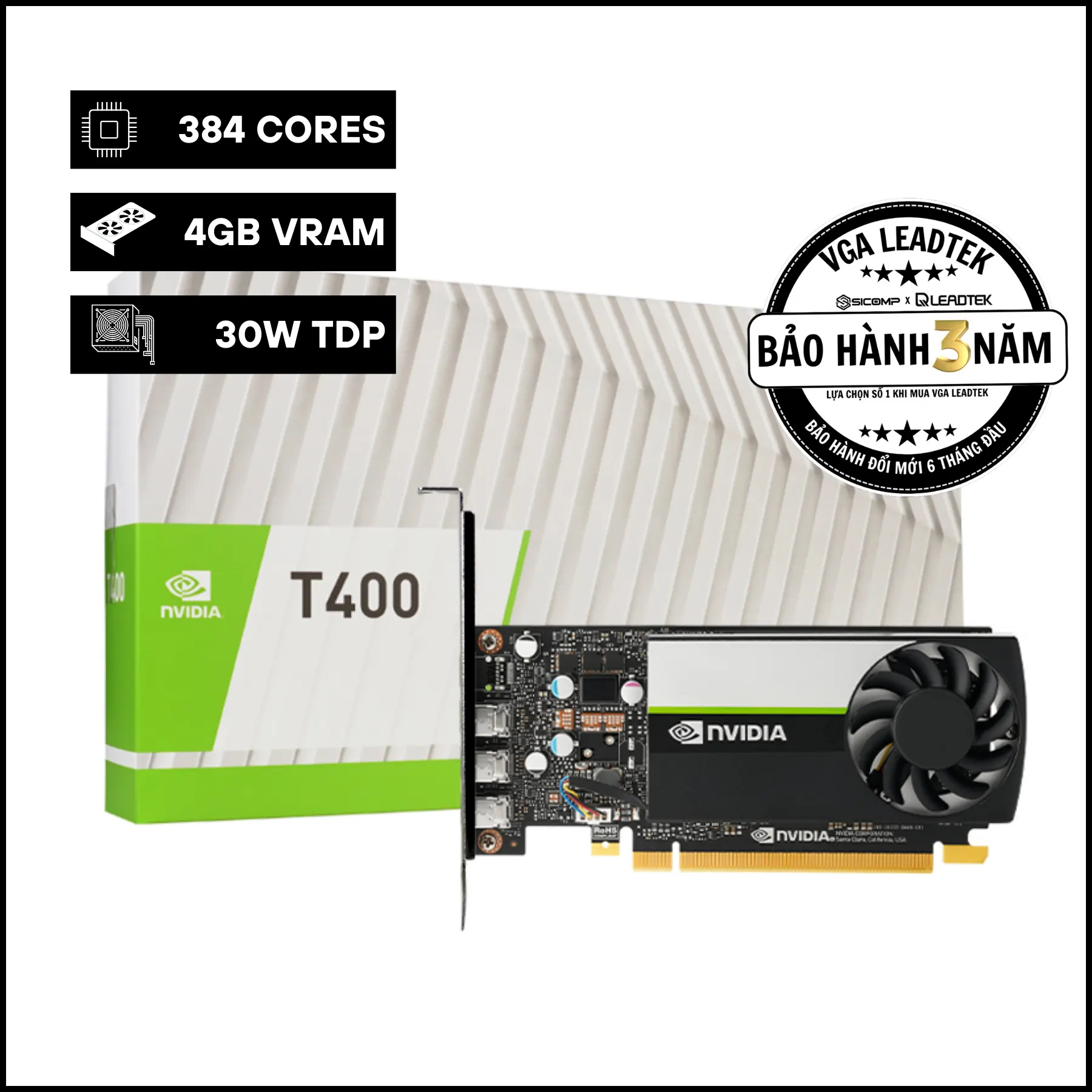 CARD MÀN HÌNH LEADTEK NVIDIA RTX T400 4G