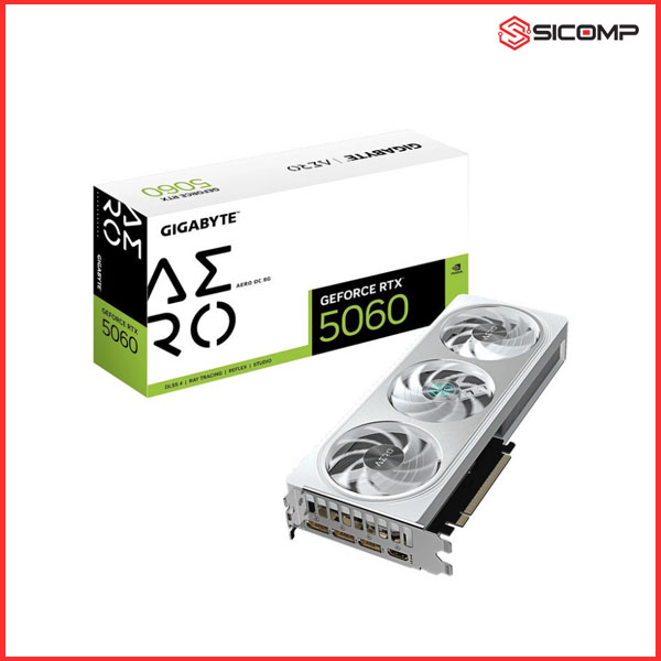 CARD MÀN HÌNH GIGABYTE GEFORCE RTX 5060 AERO OC 8G