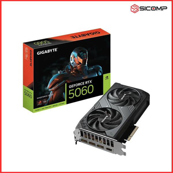 CARD MÀN HÌNH GIGABYTE GEFORCE RTX 5060 WINDFORCE OC 8G