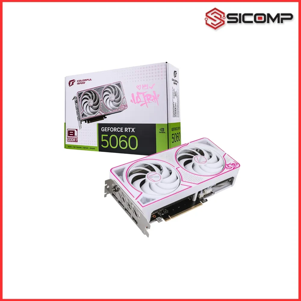 CARD MÀN HÌNH COLORFUL IGAME GEFORCE RTX 5060 ULTRA W DUO OC 8GB