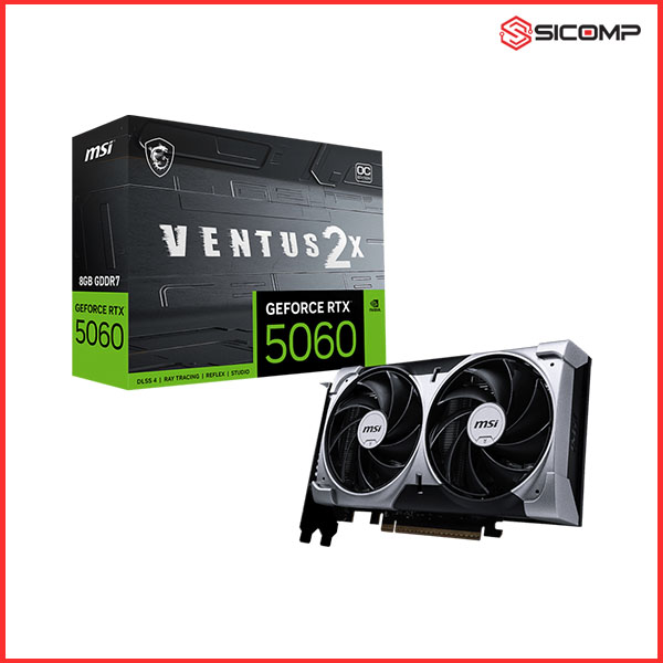 CARD MÀN HÌNH MSI GEFORCE RTX 5060 8G VENTUS 2X OC