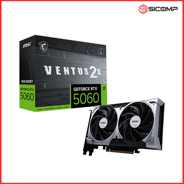 CARD MÀN HÌNH MSI GEFORCE RTX 5060 8G VENTUS 2X