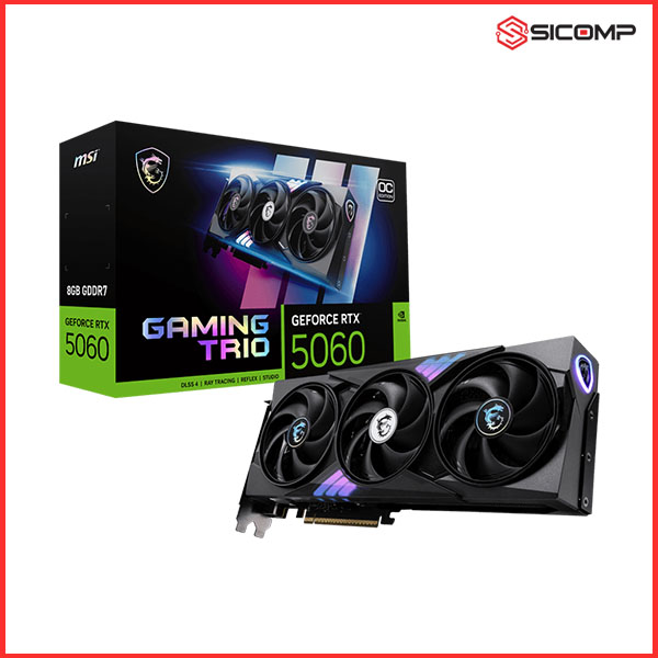 CARD MÀN HÌNH MSI GEFORCE RTX 5060 8G GAMING TRIO OC