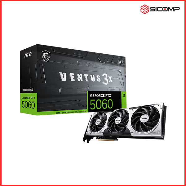 CARD MÀN HÌNH MSI GEFORCE RTX 5060 8G VENTUS 3X OC