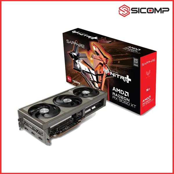 CARD MÀN HÌNH SAPPHIRE NITRO+ AMD RADEON RX 9060 XT GAMING OC 16GB
