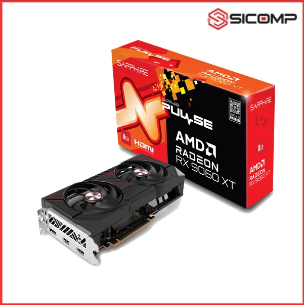CARD MÀN HÌNH SAPPHIRE PULSE AMD Radeon RX 9060 XT 8GB GAMING OC