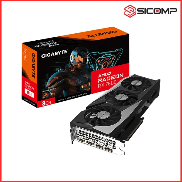 CARD MÀN HÌNH GIGABYTE RX 7600 GAMING OC 8GB
