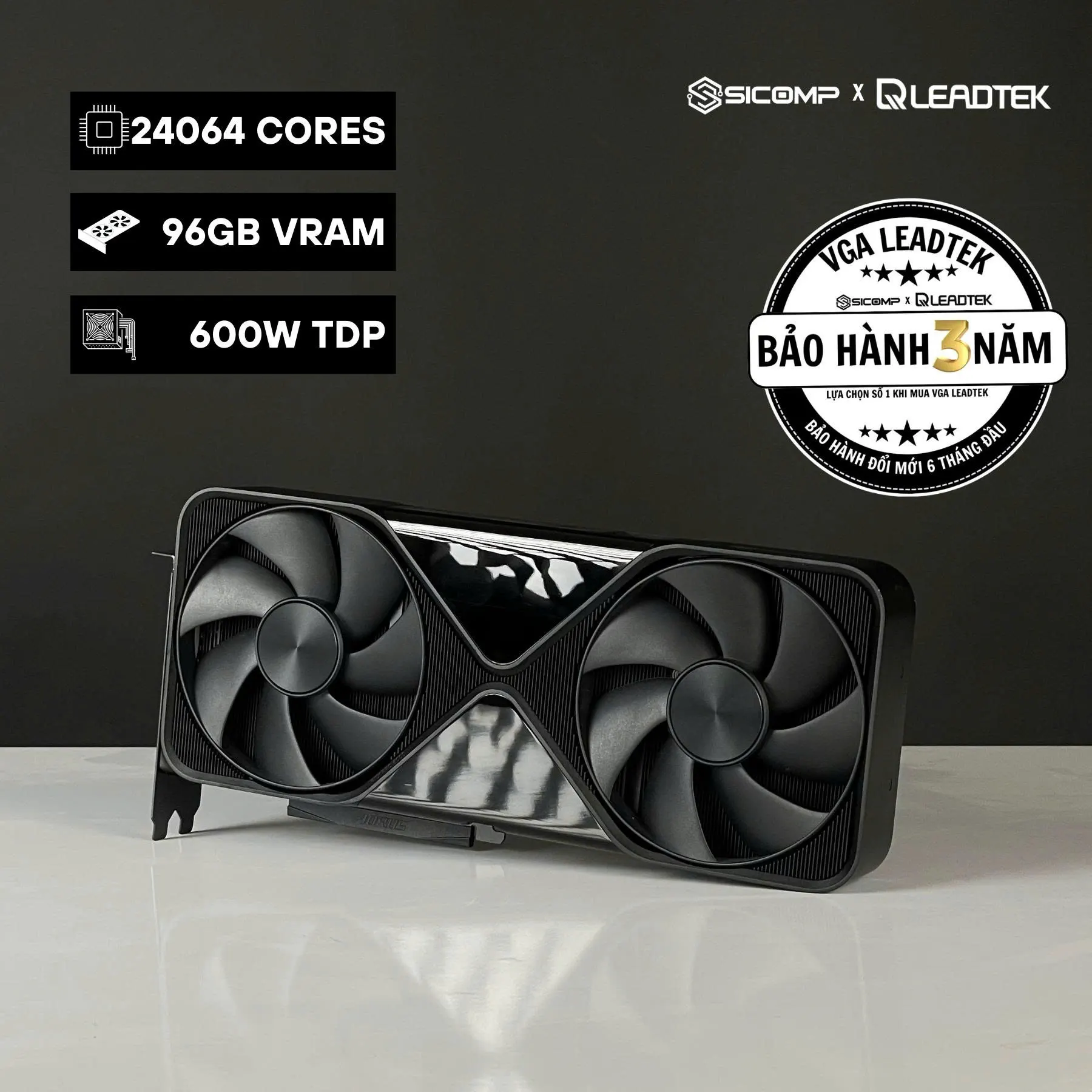 CARD MÀN HÌNH LEADTEK NVIDIA RTX PRO 6000 BLACKWELL WORKSTATION EDITION 96GB