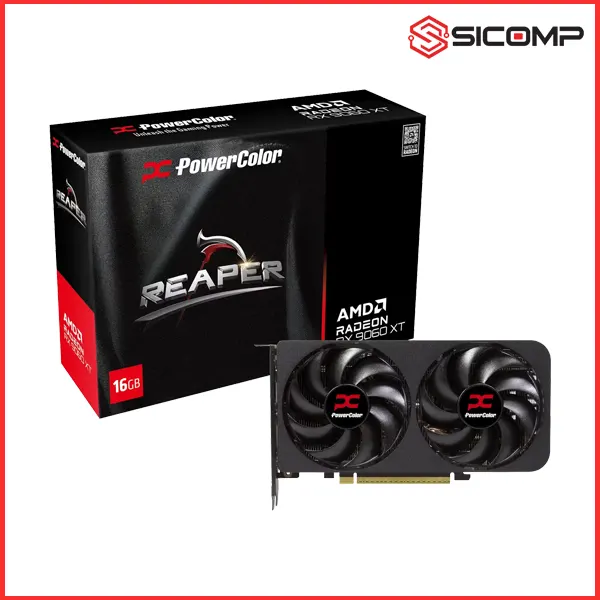 CARD MÀN HÌNH POWERCOLOR REAPER RADEON RX 9060 XT 16GB