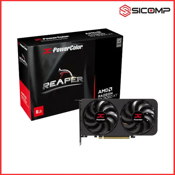 CARD MÀN HÌNH POWERCOLOR REAPER RADEON RX 9060 XT 8GB