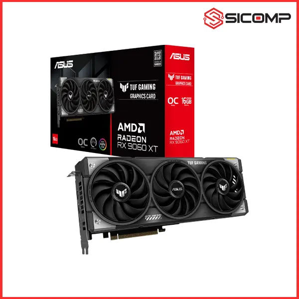 CARD MÀN HÌNH ASUS TUF GAMING RADEON RX 9060 XT 16GB OC EDITION