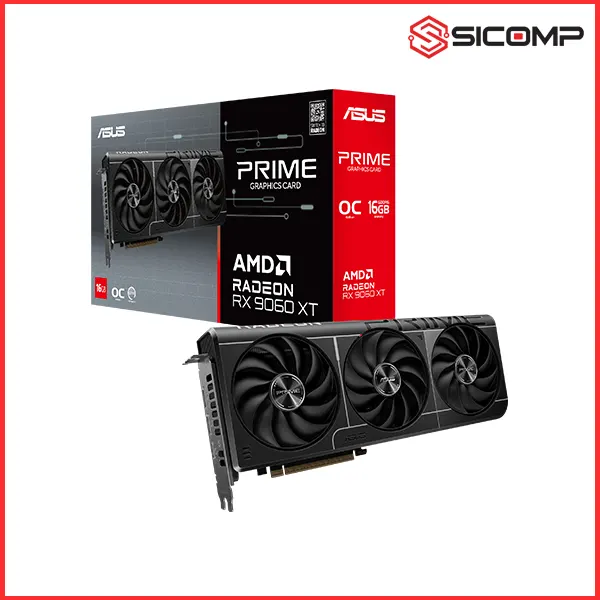 CARD MÀN HÌNH ASUS PRIME GAMING RADEON RX 9060 XT 16GB OC EDITION