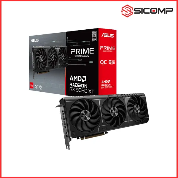 CARD MÀN HÌNH ASUS PRIME GAMING RADEON RX 9060 XT 8GB OC EDITION