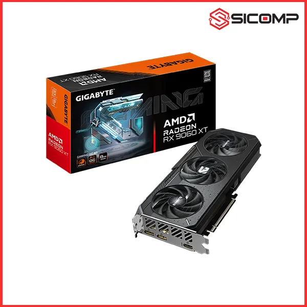 CARD MÀN HÌNH GIGABYTE RADEON RX 9060 XT 8GB GAMING OC