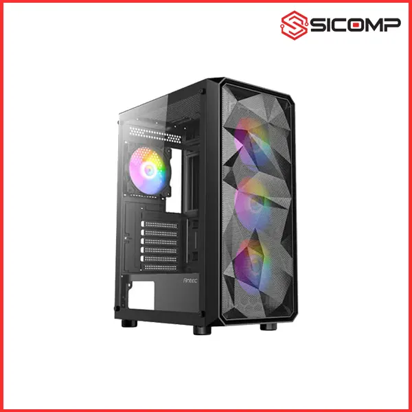VỎ CASE ANTEC AX83 ELITE BLACK (E-ATX, Sẵn 4 fan RGB)