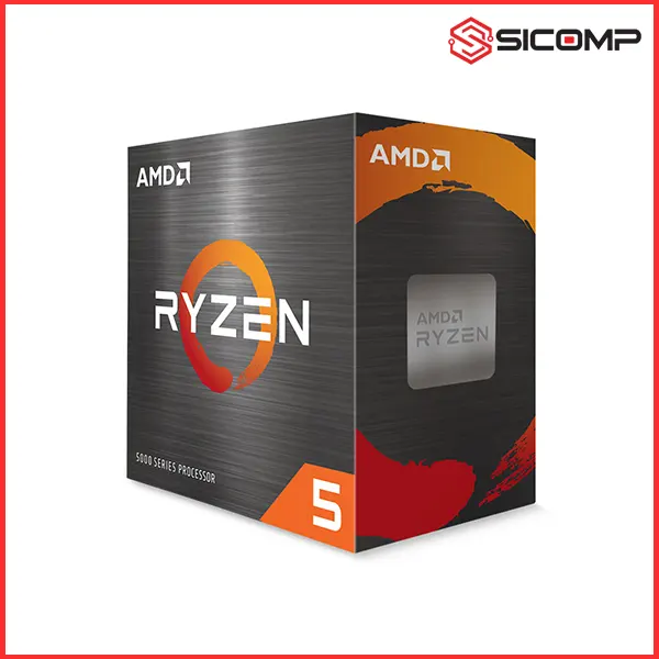 CPU AMD RYZEN 5 5500 (3.6 GHz Upto 4.2GHz / 19MB / 6 Cores, 12 Threads / 65W / Socket AM4)