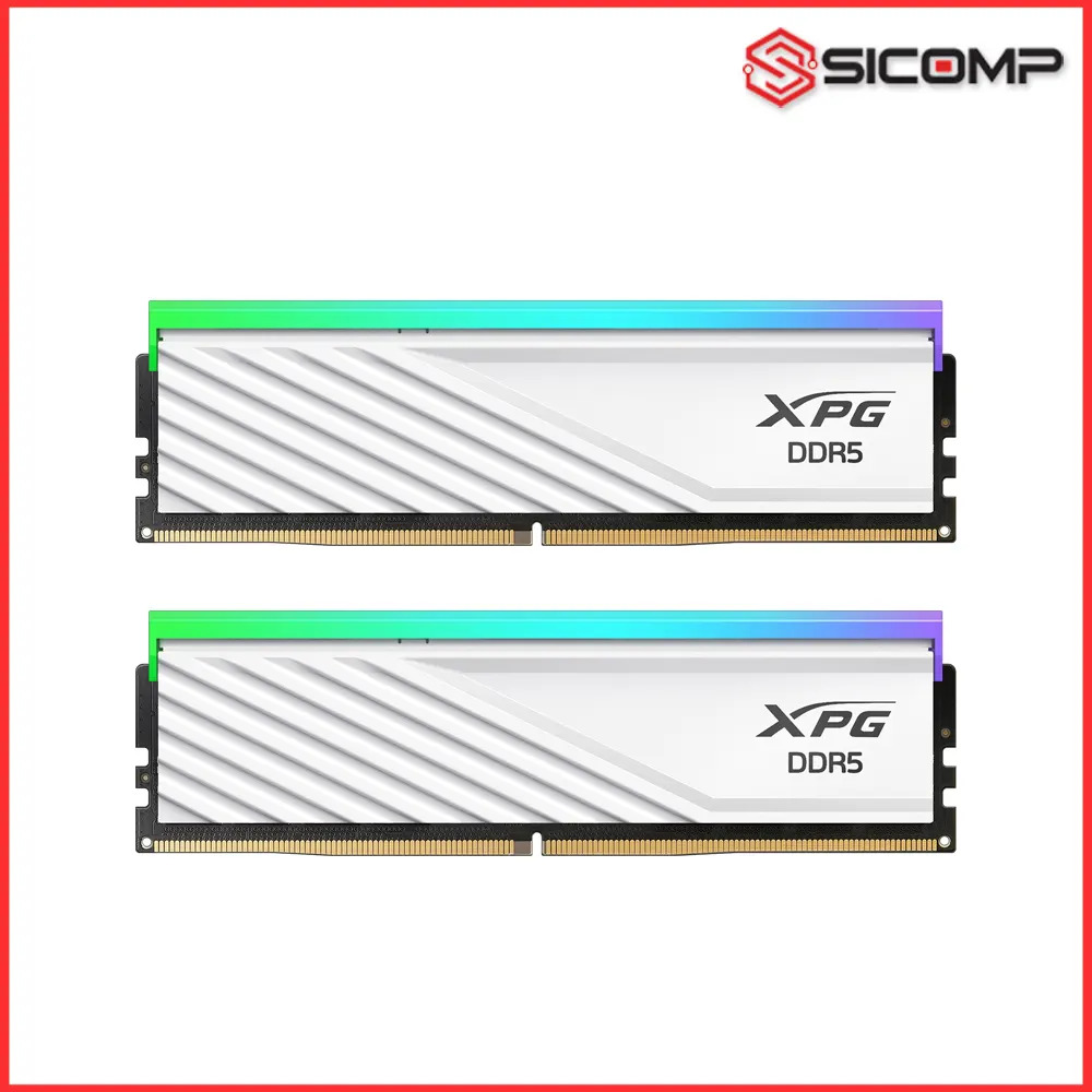 RAM ADATA XPG LANCER BLADE RGB WHITE (EXPO/ XMP 3.0)- 32GB (2x16GB) 6000MHz DDR5 | CL36
