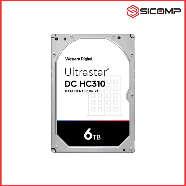 Ổ CỨNG HDD WESTERN DIGITAL ENTERPRISE ULTRASTAR DC HC310 6TB SATA III 3.5 inch HUS726T6TALE6L4
