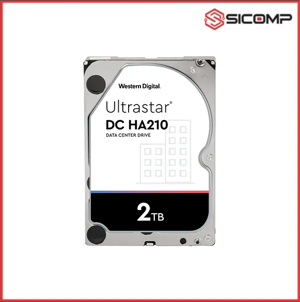 Ổ CỨNG HDD WD ULTRASTAR HA210 2TB 3.5 SATA ULTRA 512N SE 7K2 128MB CACHE 7200RPM HUS722T2TALA604