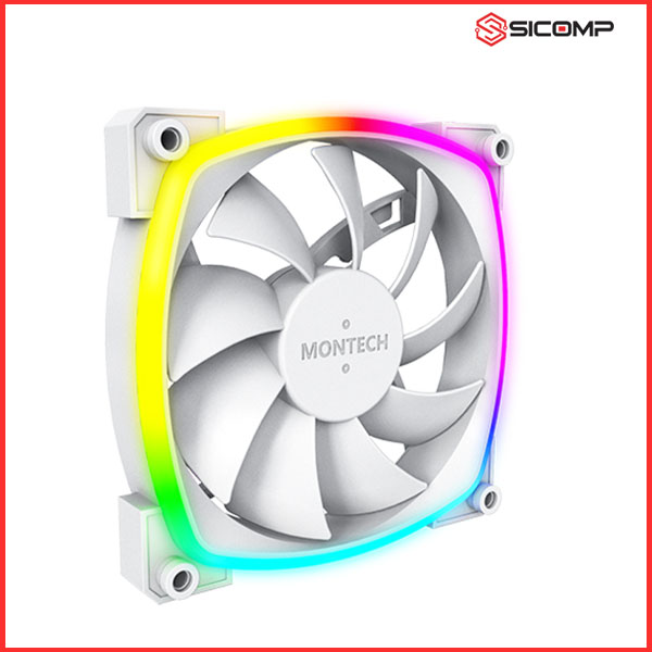 FAN CASE TẢN NHIỆT MONTECH AX 140 PWM WHITE (MÀU TRẮNG/QUẠT THỔI)