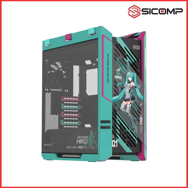 VỎ CASE ASUS ROG STRIX HELIOS II HATSUNE MIKU EDITION