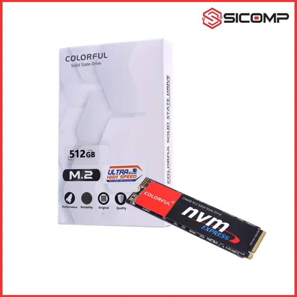Ổ CỨNG SSD COLORFUL CN600 512GB NVME M.2 PCIe
