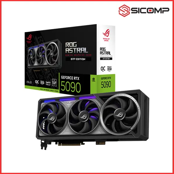 CARD MÀN HÌNH ASUS ROG ASTRAL GEFORCE RTX 5090 32GB GDDR7 BTF OC EDITION