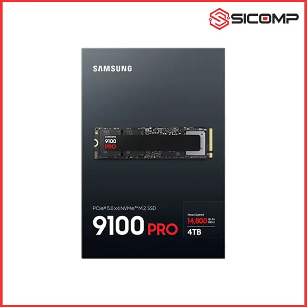 Ổ CỨNG SSD SAMSUNG 9100 PRO 4TB M2 PCIE GEN 5.0 x 4 (ĐỌC: 14.800MB/s; 13.400 MB/s)