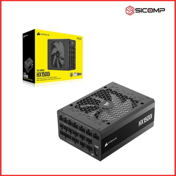 NGUỒN CORSAIR HX1500I 2025 ATX 3.1 & PCIE 5.1 (1500W 80 PLUS PLATIUM CP-9020309-NA)