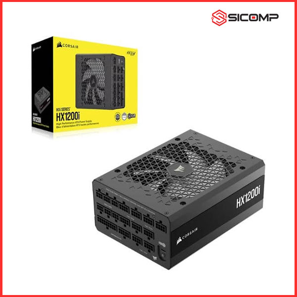 NGUỒN CORSAIR HX1200I 2025 ( ATX 3.1 & PCIE 5.1 - 80 PLUS PLATIUM - FULL MODULAR)