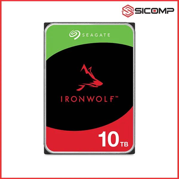 Ổ CỨNG HDD SEAGATE IRONWOLF 10TB ST10000VN000 (3.5 INCH/ 7200 RPM/ CACHE 256MB/ SATA 3)