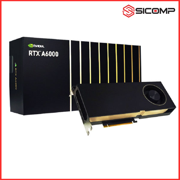 CARD MÀN HÌNH NVIDIA RTX A6000 (48GB GDDR6, 384-BIT, 4X DISPLAYPORT, 1X8-PIN)