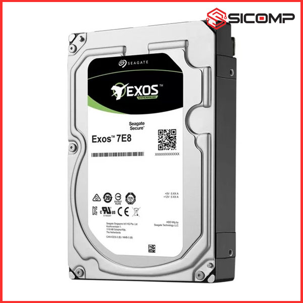 Ổ CỨNG HDD SEAGATE EXOS 7E8 8TB (3.5 INCH, SATA 6Gb/s, 7200RPM)
