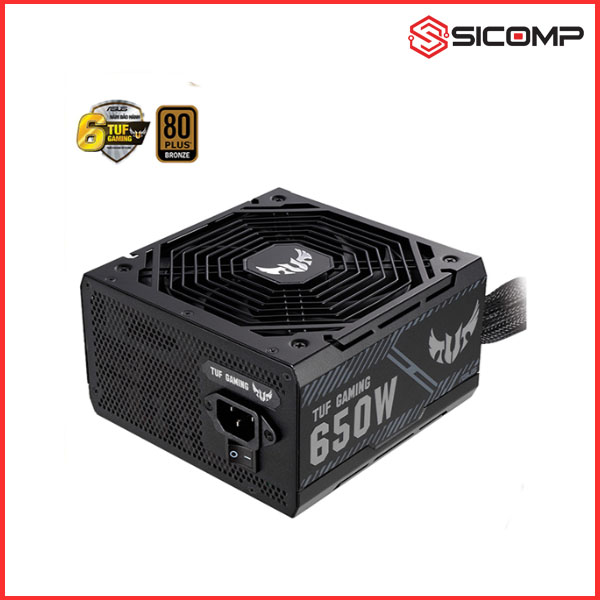 NGUỒN ASUS TUF GAMING 650W BRONZE - BẢN 2025, DÂY DÙ XỊN (MÀU ĐEN/80 PLUS BRONZE)