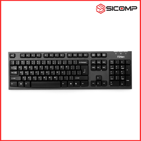 BỘ BÀN PHÍM MÁY TÍNH FUHLEN L411 (USB/ĐEN)