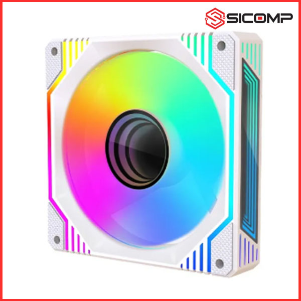 Fan Tản Nhiệt Mirror HALO LC 120 ARGB White