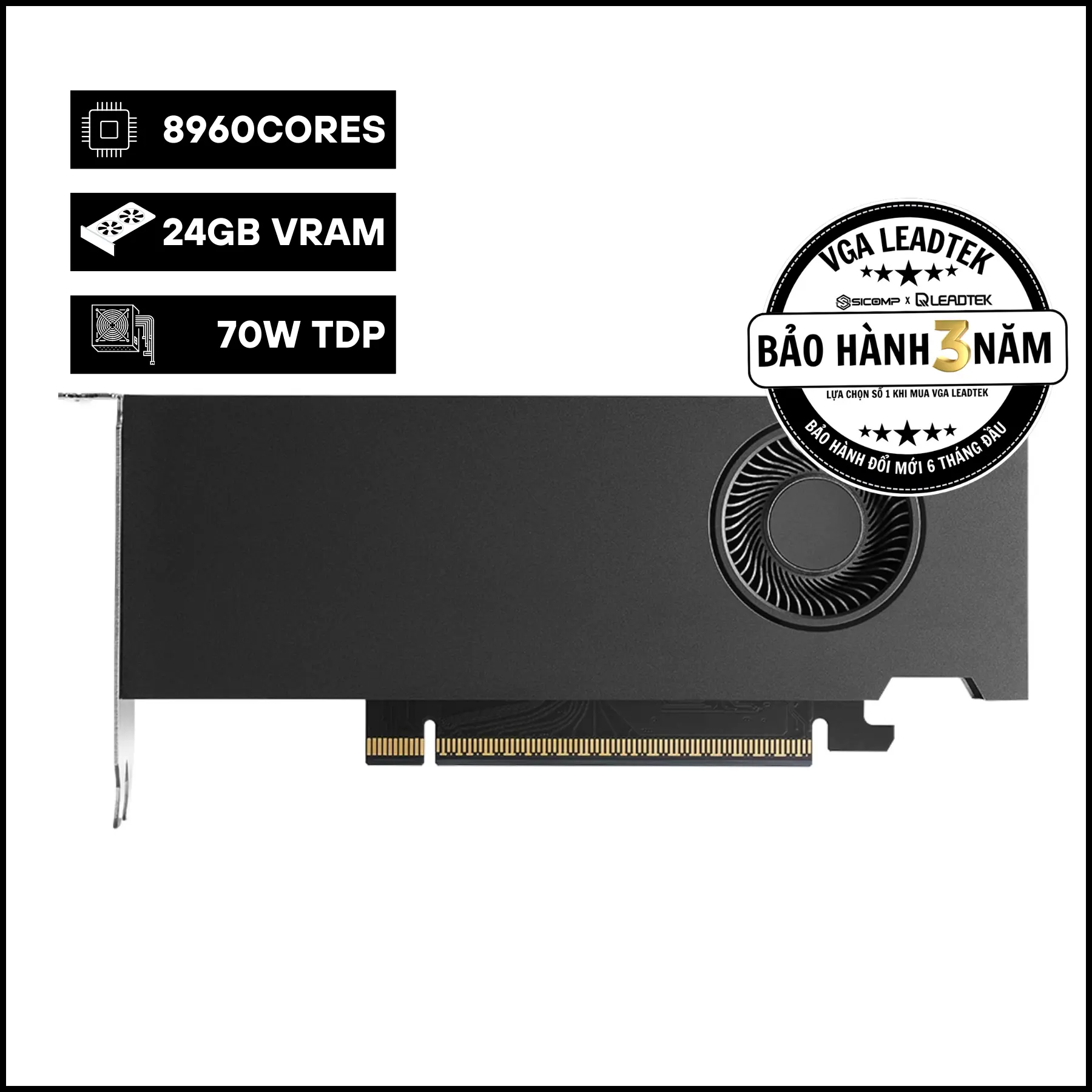 CARD MÀN HÌNH LEADTEK NVIDIA RTX PRO 4000 SFF 24G BLACKWELL GENERATION