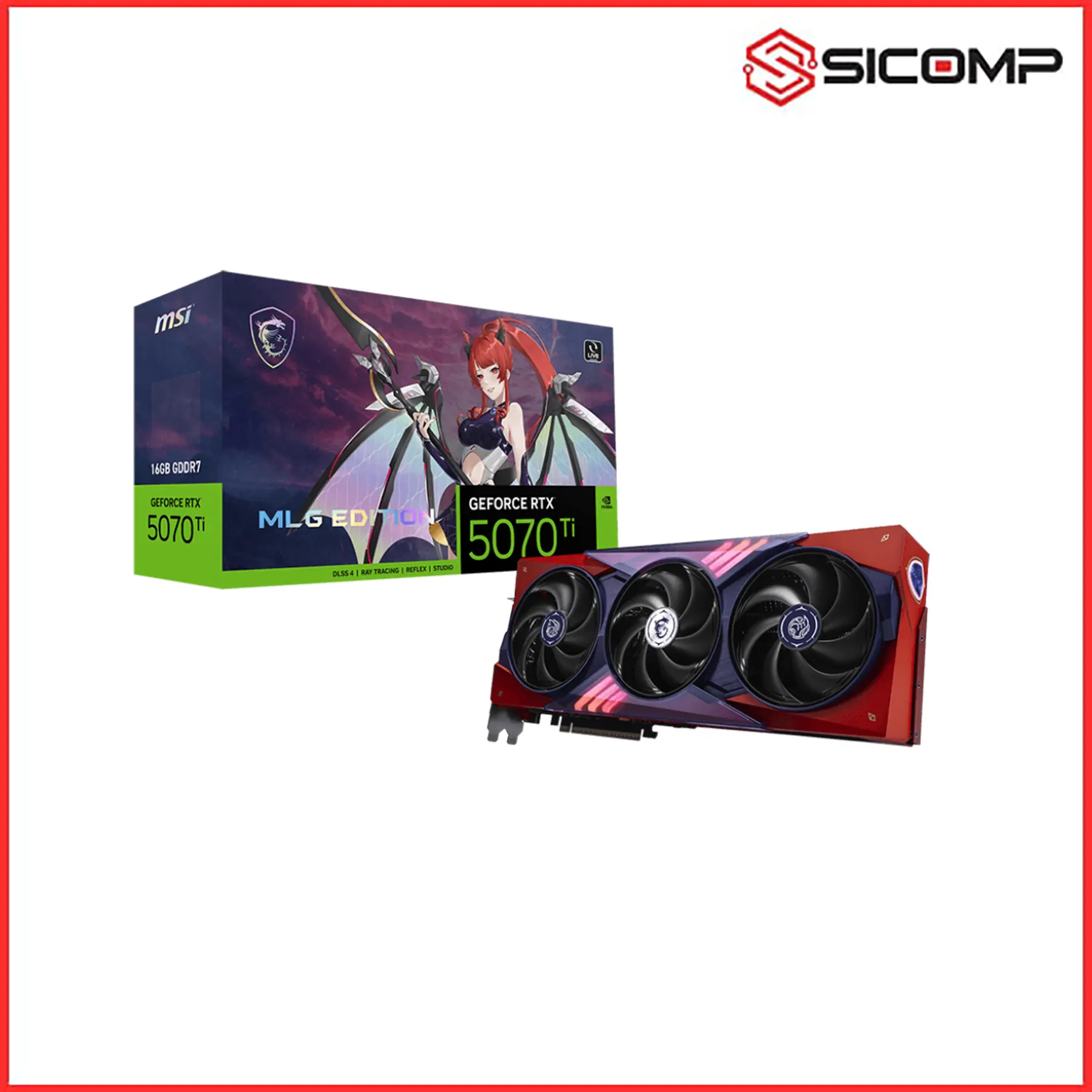 CARD MÀN HÌNH MSI GEFORCE RTX 5070 TI 16G MLG EDITION
