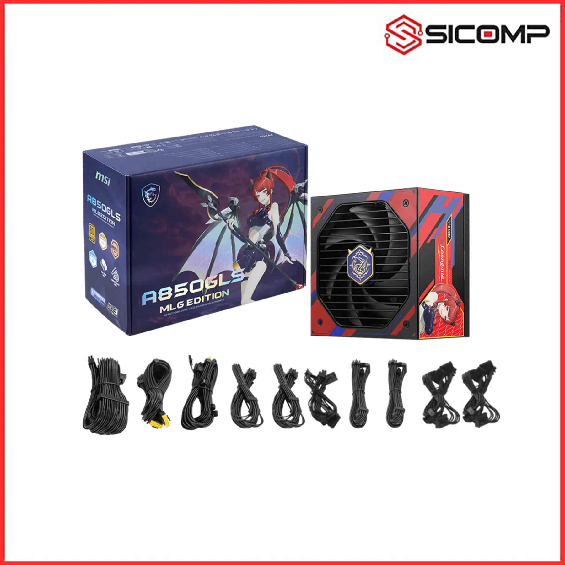 NGUỒN MÁY TÍNH MSI A850GLS MLG EDITION ATX 3.1 PCIE 5.0 80 PLUS GOLD