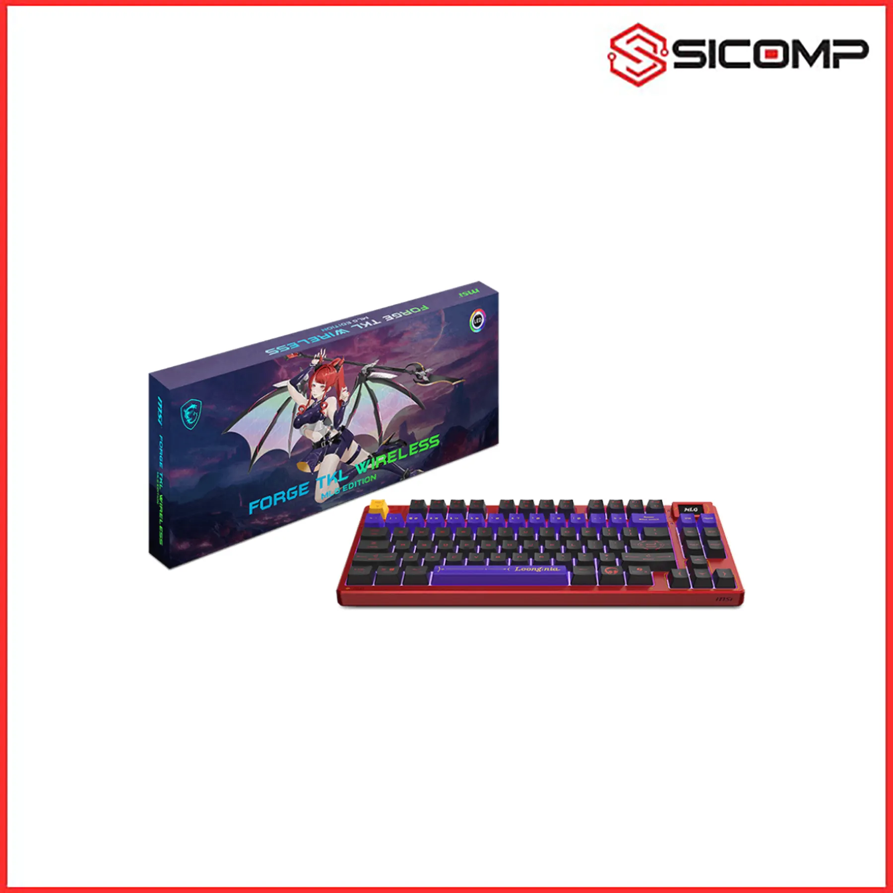 BÀN PHÍM CƠ MSI FORGE TKL WIRELESS MLG EDITION