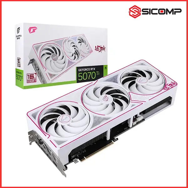 CARD MÀN HÌNH COLORFUL IGAME GEFORCE RTX 5070 TI ULTRA W OC 16GB-V LIKE NEW