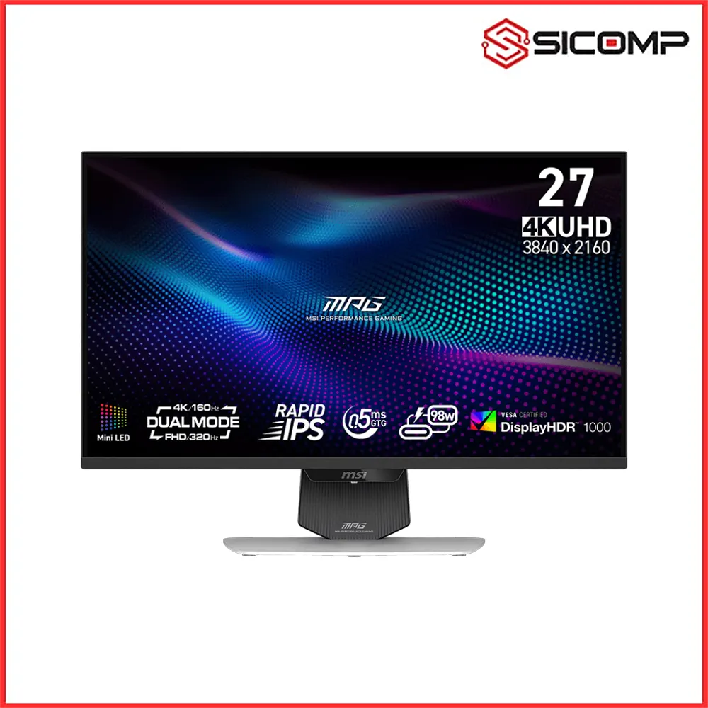 MÀN HÌNH MSI MPG 274URDFW E16M ( 27 INCH / UHD / RAPID IPS / 320Hz / 0.5MS )