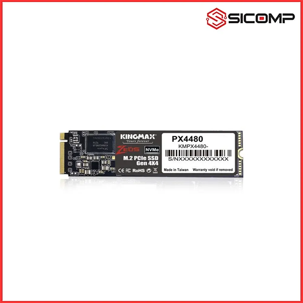 Ổ CỨNG SSD KINGMAX 500GB PCIE GEN4X4 M.2 PX4480 PRO (PX4480PRO) (6300MB/s | 3100MB/s)