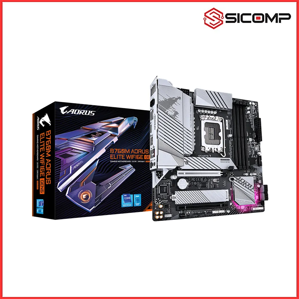 MAINBOARD GIGABYTE B760M AORUS ELITE WIFI6E GEN5