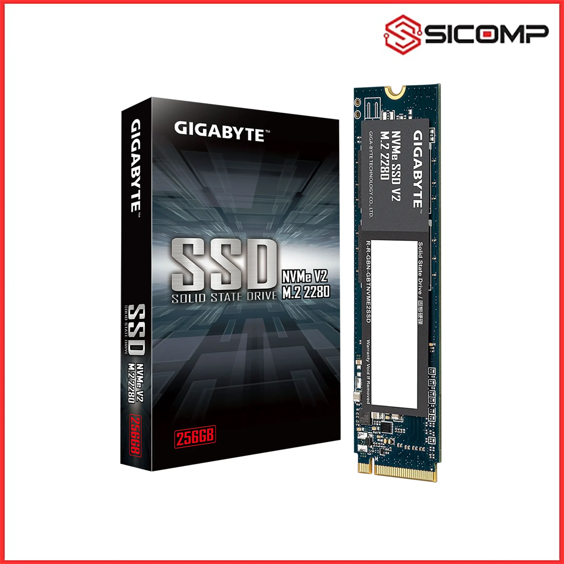 Ổ CỨNG SSD GIGABYTE M2 2280 256GB G3NVMEV2256G