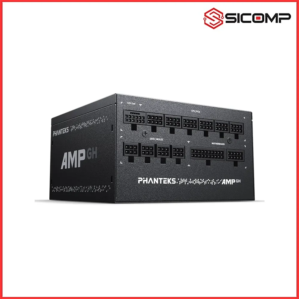 NGUỒN PHANTEKS AMP GH 1200W BLACK (5.1 / ATX 3.1 / FULL MODULAR / 80 PLUS PLATINUM)