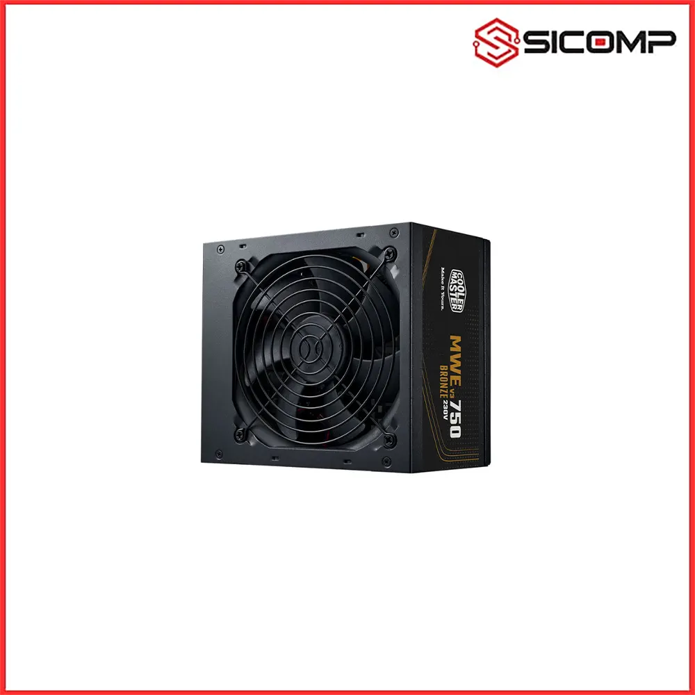 NGUỒN COOLER MASTER MWE 750W BRONZE V3 230V, ATX 3.1, FULL RANGE