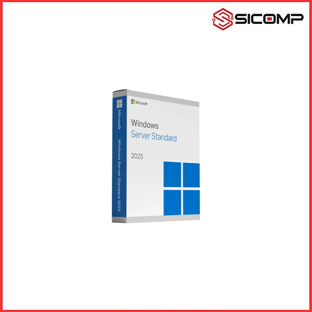 PHẦN MỀM MICROSOFT WINDOWS SERVER 2025 STANDARD - 16 CORE LICENSE PACK