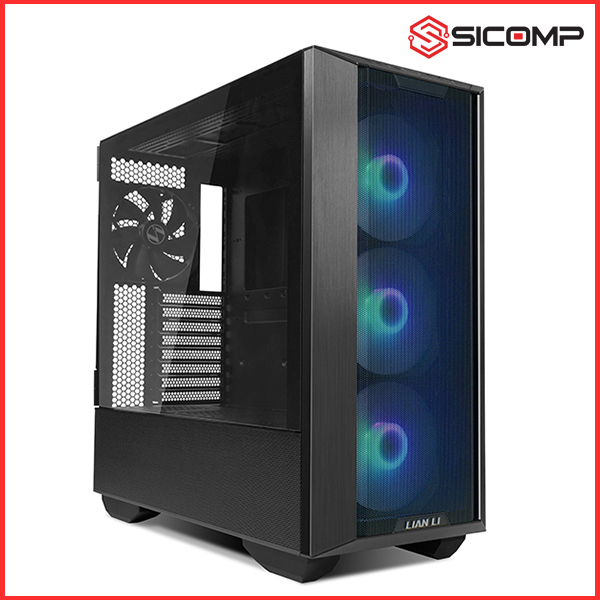 VỎ CASE LIAN-LI LANCOOL III RGB MESH BLACK (KÈM 3 FAN 140MM  ARGB + 1 FAN 140MM PWM))
