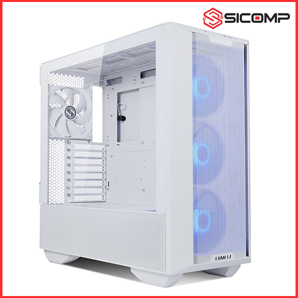 VỎ CASE LIAN-LI LANCOOL III RGB MESH WHITE (KÈM 3 FAN 140MM  ARGB + 1 FAN 140MM PWM))